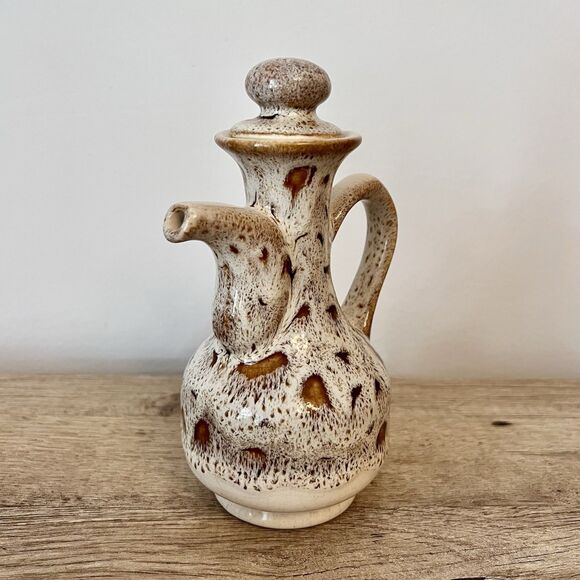 Fosters Pottery Honeycomb Cruet Set 1970's Made in England Vintage Retro - Picture 3 of 13